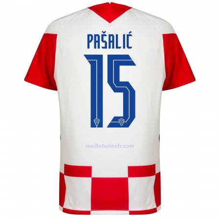 Maillot de Foot Croatie Mario Pasalic 15 Domicile UEFA EURO 2020